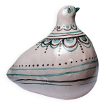Sujet oiseau en céramique émaillée italienne cascio sciacca vintage Sujet oiseau en céramique émaillée italienne cascio sciacca vintage