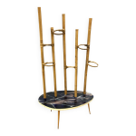 Support de plante mid - century modern europe, ann�es 1960 - 1970, bambou et artistique