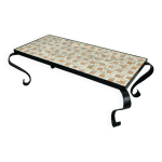 Support pour plantes en mosaïque du milieu du siècle, table d'appoint des années 1960, avec cadre en ... Support pour plantes en mosaïque du milieu du siècle, table d'appoint des années 1960, avec cadre en ...