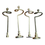 Supports de rideaux en laiton, pour effet drap