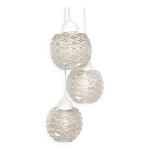 Suspension 3 boules verre 1970