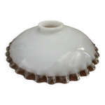 Suspension abat jour opaline