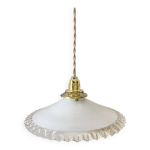 Suspension, baladeuse, opaline ancienne