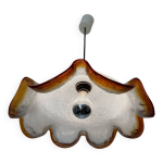 Suspension fleur verre de murano annes 70