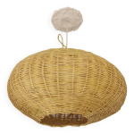 Suspension gabrielle en rotin tress 6030 cm fabrication artisanale ma