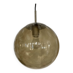Suspension globe verre bull ambr raak annes 60