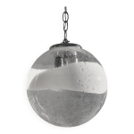 Suspension globe en verre de murano bubble candy annes 1980 lampe en verre souffl pais luminaire en ...