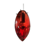 Suspension goccia di sangre en verre de murano rouge, italie 1980 Suspension goccia di sangre en verre de murano rouge, italie 1980