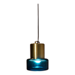 Suspension laiton et verre par hans agne jakobsson 1970