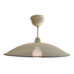 Suspension lustre blanche mtal perfor style matgot
