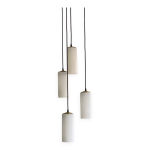 Suspension lustre cascade en verre parscot