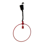 Suspension molly ann�es 70 rouge