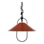 Suspension monte baisse lita rouge brique design franais 80's