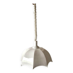 Suspension monte - et - baisse vintage en cramique blanche
