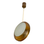 Suspension stilnovo modle  1205  annes 60, lustre vintage 1960 en laiton