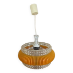 Suspension en verre et acrylique orange, 1970 Suspension en verre et acrylique orange, 1970