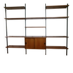 Syst�me d'�tag�res modulaires en teck de style mid - century par olof pira, su�de, ann�es 1960