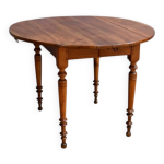 Table 4  10 couverts  allonges en merisier, style louis philippe fin xi
