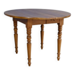 Table  allonges en merisier, style louis - philippe 1900