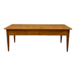 Table ancienne en bois massif style ferme campagne chic