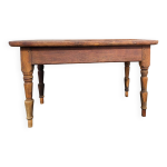 Table ancienne de ferme en chêne massif plateau rustique à tiroir Table ancienne de ferme en chêne massif plateau rustique à tiroir