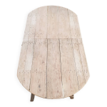 Table ancienne sur trteaux