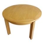 Table (annes 1985)  rallonge bois massif