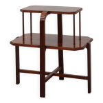 Table d'appoint ou table basse art d�co � deux niveaux en bois, france, vers 1920