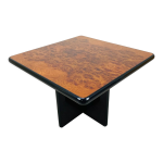 Table d'appoint bout de canap annes 70 en loupe d'orme