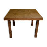 Table d'appoint carre en weng, 1970