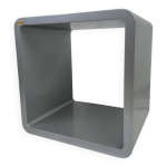 Table d appoint, cube en bois laqu