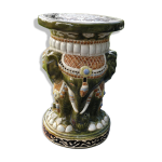 Table d'appoint �l�phant en c�ramique
