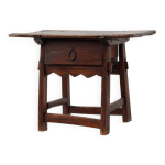 Table d'appoint espagnole en chne du xviie sicle avec tiroir de style wabi sabi