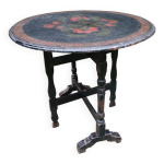 Table d'appoint guridon pliant napolon iii