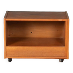 Table d'appoint de table de lampe de meuble tv rtro en teck des annes 1960