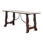 Table d'appoint / table à manger espagnole antique du xviiie siècle Table d'appoint / table à manger espagnole antique du xviiie siècle