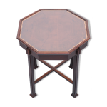 Table d appoint octogonale art dco hollandaise en acajou 1925
