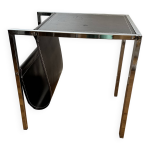 Table d'appoint porte - revues vintage 1970