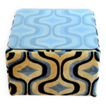 Table d appoint, pouf, design italien 1970