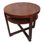 Table art dco en chne rnove, pologne annes 1930