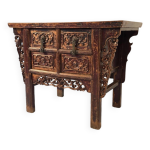 Table d'autel chine 1920 orme massif Table d'autel chine 1920 orme massif