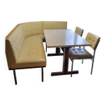 Table et banquette cuisine vintage