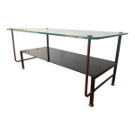 Table basse 2 plateaux dans le got de pierre guariche