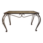 Table basse / table d'appoint en fer forg� vintage