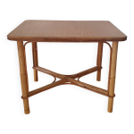 Table basse d'appoint en rotin