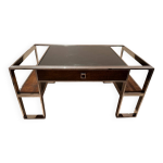 Table basse aston style art d�co avec deux tiroirs