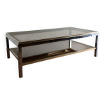 Table basse attribu�e � willy rizzo ann�es 70