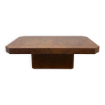 Table basse bar art d�co en loupe de bois ann�es 1930 / 1940