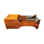 Table basse bar en palissandre, italie 1960