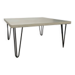 Table basse en béton ciré Table basse en béton ciré